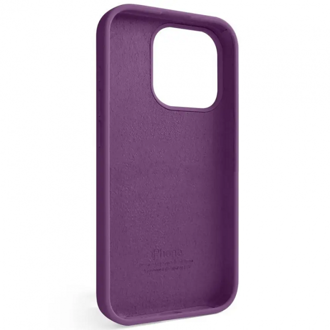 Силиконовый чехол для iPhone 15 Pro Grape FULL-1