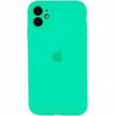 Оригінальний силіконовий чохол для iPhone 12 /12 Pro М'ятний FULL (with camera protection) Оригінальний силіконовий чохол для iPhone 12 /12 Pro М'ятний FULL (with camera protection)