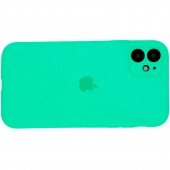 Оригінальний силіконовий чохол для iPhone 12 /12 Pro М'ятний FULL (with camera protection) Оригінальний силіконовий чохол для iPhone 12 /12 Pro М'ятний FULL (with camera protection)