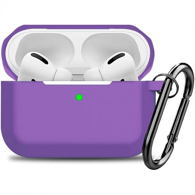 Чехол U-Like Silicone Protective Case For Airpods Pro with Lock Violet