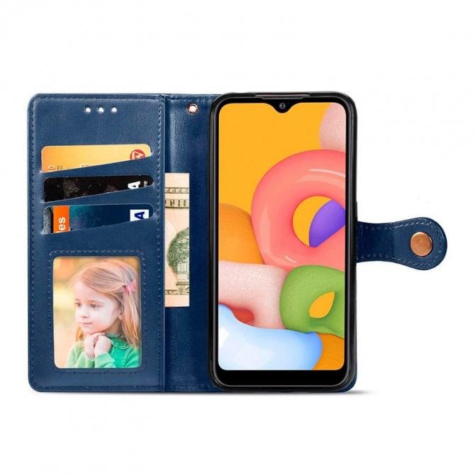 Чехол-книжка GETMAN Gallant for Xiaomi Redmi 9C Blue-1