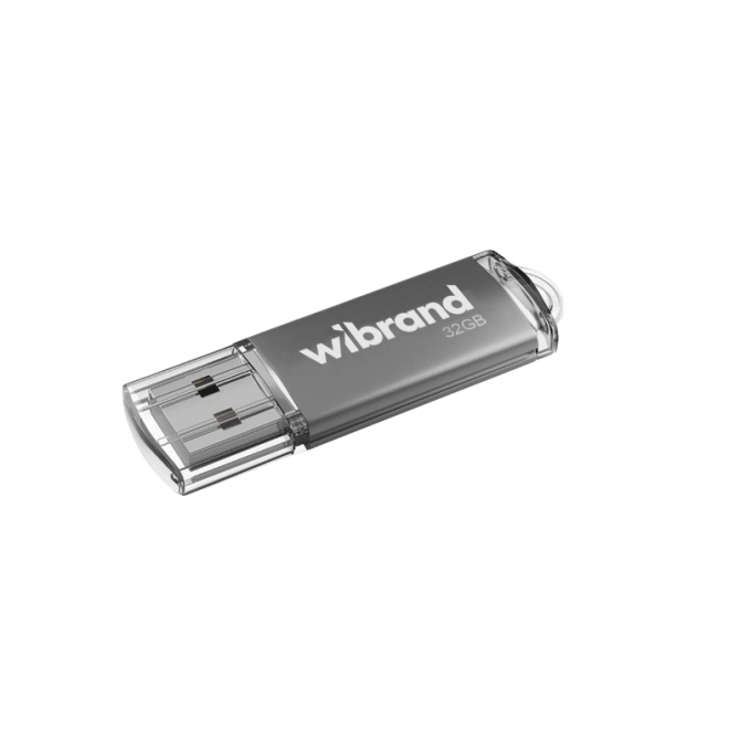 Флешка Wibrand USB 2.0 32Gb Cougar Срібний