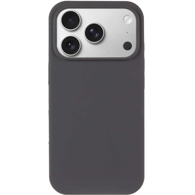 Силіконовий чохол для iPhone 17 Pro Max/ 18 Pro Max Dark Grey FULL (NO LOGO)