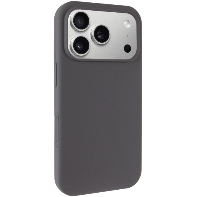 Силіконовий чохол для iPhone 17 Pro Max/ 18 Pro Max Dark Grey FULL (NO LOGO)-1