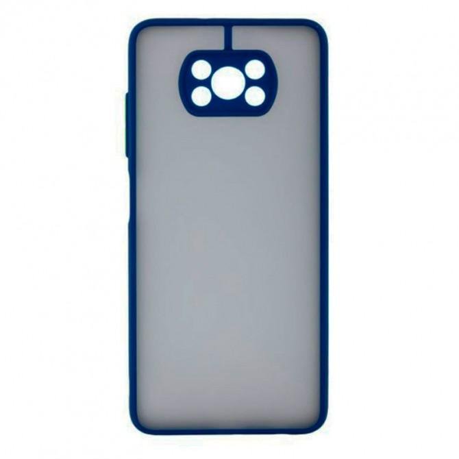 Чехол MATT CASE Xiaomi Poco X3 Темно синий