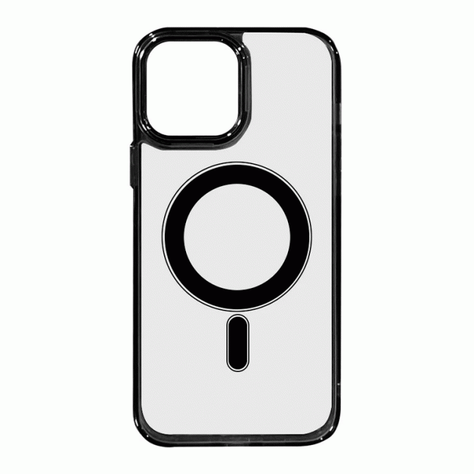 Чохол TPU Iris with MagSafe для Apple iPhone 14 (6.1") Чорний