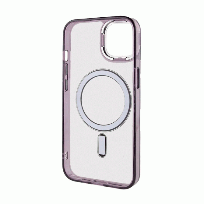 Чохол TPU Iris with MagSafe для Apple iPhone 14 (6.1") Чорний-1