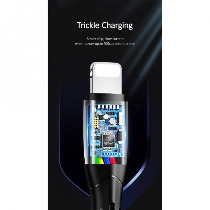 Кабель Usams U35 US-SJ364 Lightning Charging Cable 1m White (SJ364USB02)-2