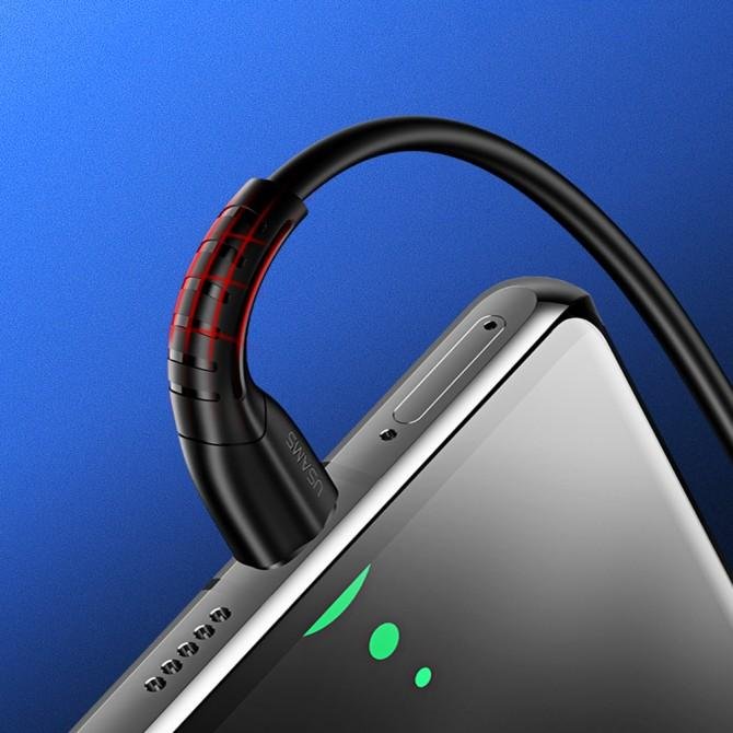 Кабель Usams U35 US-SJ365 Micro Charging Cable 1m Чёрный (SJ365USB01)-2