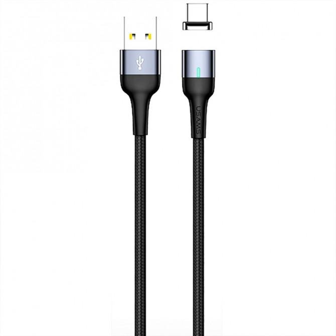 Магнітний кабель Usams U28 US-SJ326 Aluminum Alloy Type-C Cable 1m (SJ327USB03)