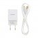 Сетевое зарядное устройство Usams T21 Single USB + lightning cable, 2.1A White (T21OCLN01)