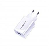Мережевий зарядний пристрій Usams US-CC083 T22 Single USB QC 3.0Travel Charger Білий (CC83TC01)
