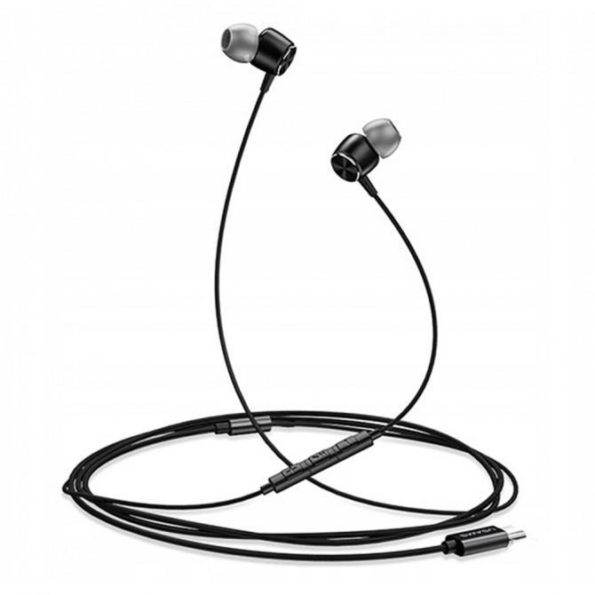 Наушники Usams EP-31 In-ear Type-C Metal Earphone Чёрный 1m (HSEP3101)-2