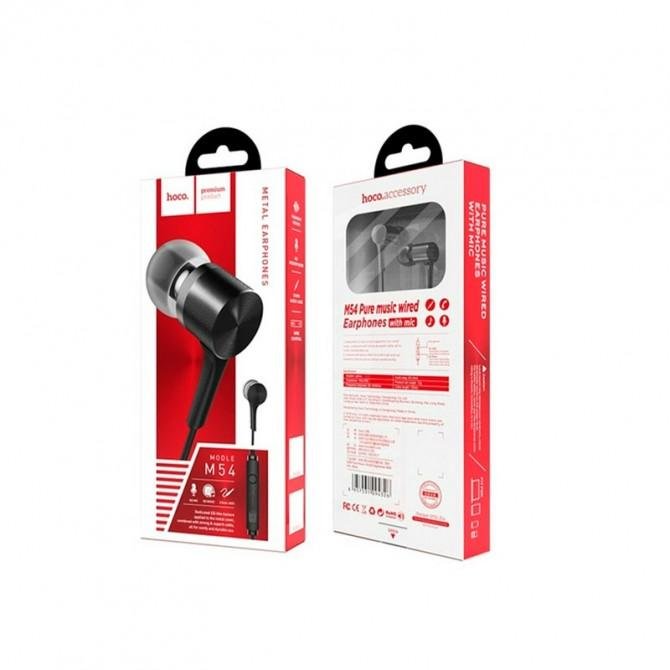 Наушники Hoco M54 Black + mic-2
