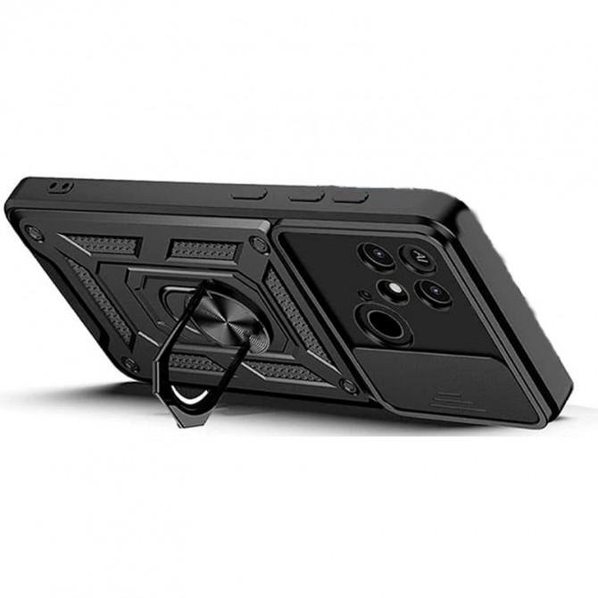 Чехол HONOR Hard Defence Series Xiaomi Poco C40 Black (with Camshield and magnet)-2