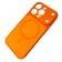 Чехол-накладка Frosted Glass для iPhone 16 Plus Orange