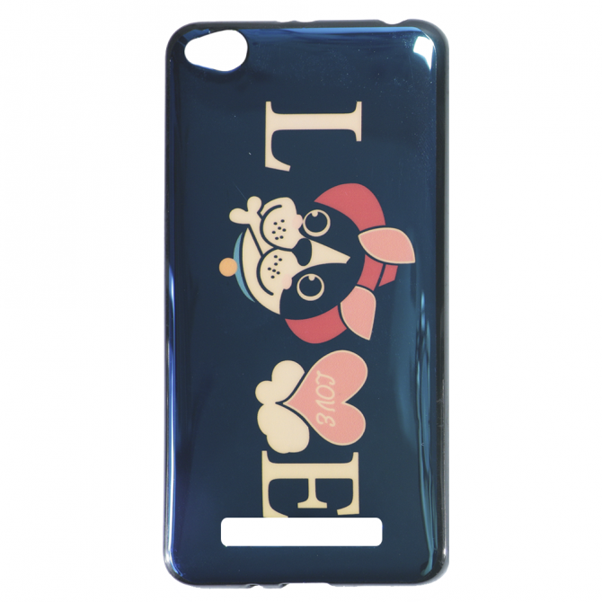 Чехол U-Like Picture series для Xiaomi Redmi 4a Love Black-1