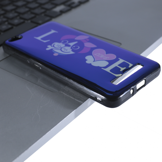 Чехол U-Like Picture series для Xiaomi Redmi 4a Love Black-2