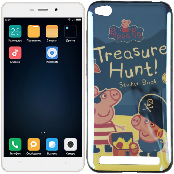 Чохол U-Like Picture series для Xiaomi Redmi 4a Свинка Пеппа