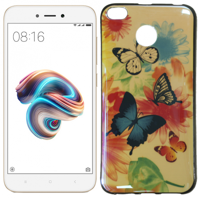 Чехол U-Like Picture series для Xiaomi Redmi 4x Butterfly
