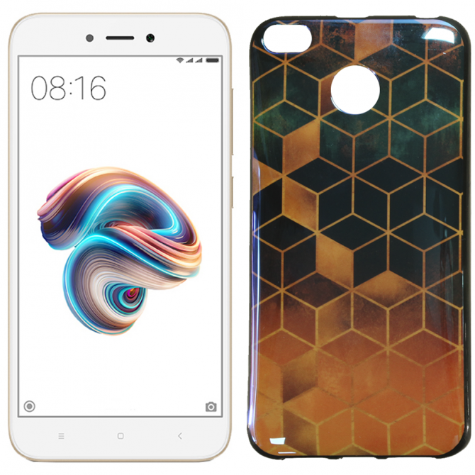 Чохол U-Like Picture series для Xiaomi Redmi 4x Куб