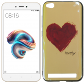 Чехол U-Like Picture series для Xiaomi Redmi 5a/Redmi Go Heart Blue