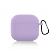 Чехол U-Like Silicone Protective Case For Airpods 4 Microfibre Lilac Pride