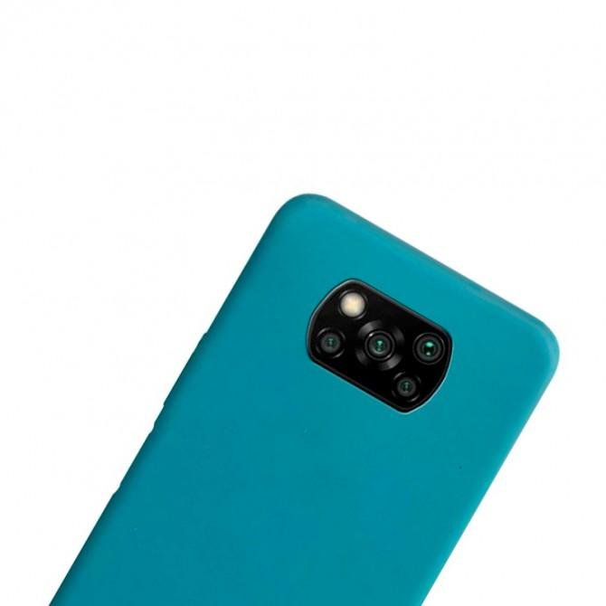 Силиконовый чехол Candy для Xiaomi Poco X3 NFC/Poco X3 Pro Шалфей-3