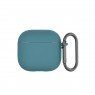 Чохол U-Like Silicone Protective Case For Airpods + Lock Pine Green