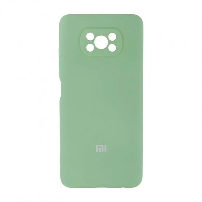 Чехол Original Soft Case Xiaomi Poco X3 NFC Мятный FULL