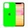 Оригинальный силиконовый чехол для iPhone 11 Pro Салатовый FULL