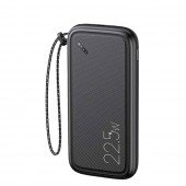 Додаткова батарея Usams US-CD151 PB56 PD3.0+QC3.0 PowerBank with Lanyard 10000 mAh Black Додаткова батарея Usams US-CD151 PB56 PD3.0+QC3.0 PowerBank with Lanyard 10000 mAh Black