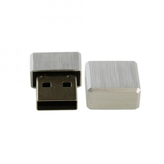 Флеш память Verico USB 32Gb MiniCube Silver-2