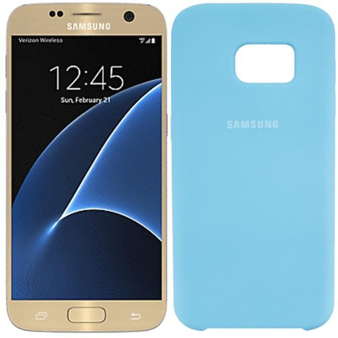 Чехол Soft Case для Samsung G930 Galaxy S7 Морская волна