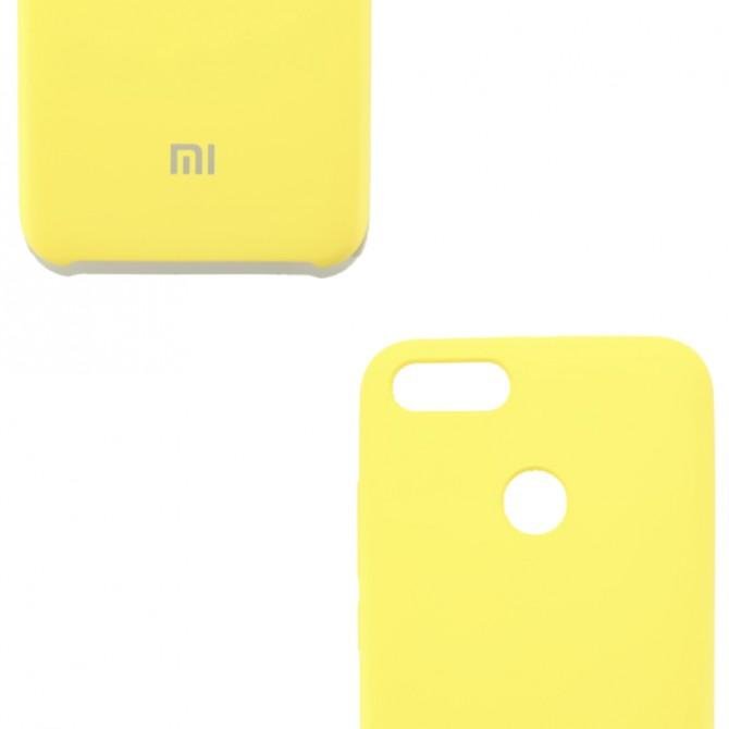Чехол Soft Case для Xiaomi Mi5x/A1 Жёлтый-3