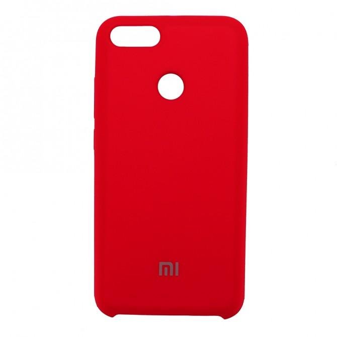 Чохол Soft Case для Xiaomi Mi5x/A1 Яскраво малиновий-1