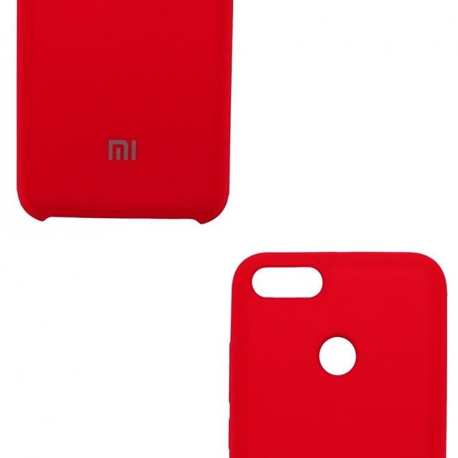 Чохол Soft Case для Xiaomi Mi5x/A1 Яскраво малиновий-3