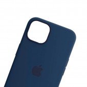 Оригинальный силиконовый чехол для iPhone 13 Pro Max Темно Синий FULL Оригинальный силиконовый чехол для iPhone 13 Pro Max Темно Синий FULL