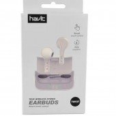 Беспроводные наушники  Bluetooth Headset Havit TW937 with charger case White Беспроводные наушники  Bluetooth Headset Havit TW937 with charger case White