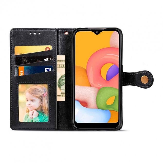 Чехол-книжка GETMAN Gallant for Samsung A12/ M12 Black-1
