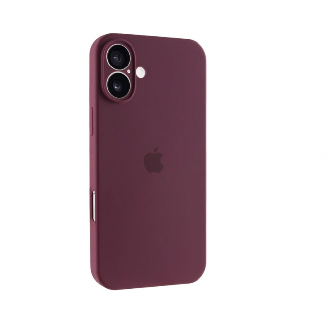 Силиконовый чехол для iPhone 17 Plum FULL