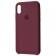 Оригинальный силиконовый чехол для iPhone X/Xs Сливовый