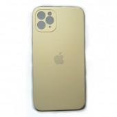 Силиконовый чехол для iPhone 11 Pro Max Молочный FULL (SQUARE SHAPE)