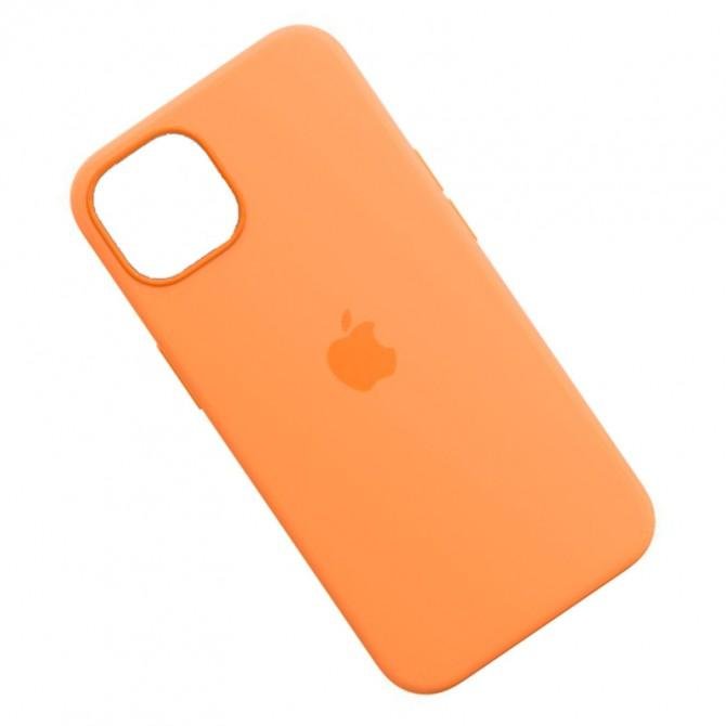 Оригінальний силіконовий чохол для iPhone 12 Pro Max Світло Помаранчевий-1