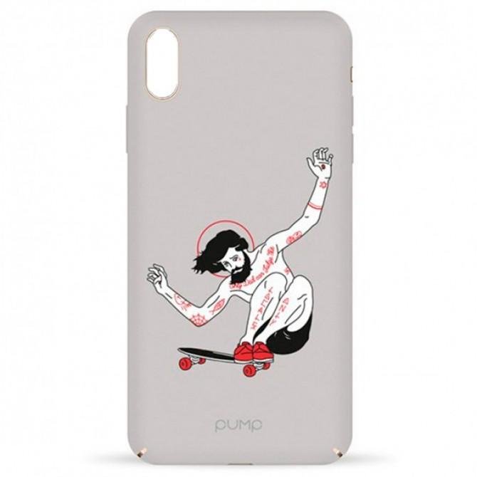 Чехол Pump Tender Touch Case for iPhone XS Max Skating Hipster-1