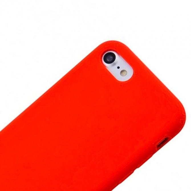 Силіконовий чохол для iPhone 7/8 Червоний FULL (без лого)-1