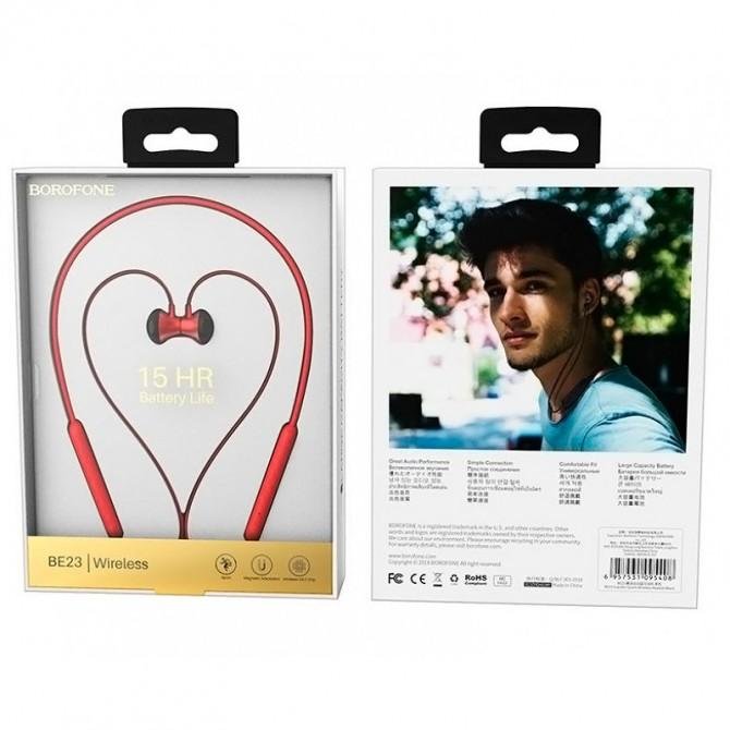Stereo Bluetooth Headset Borofone BE23 Red-2