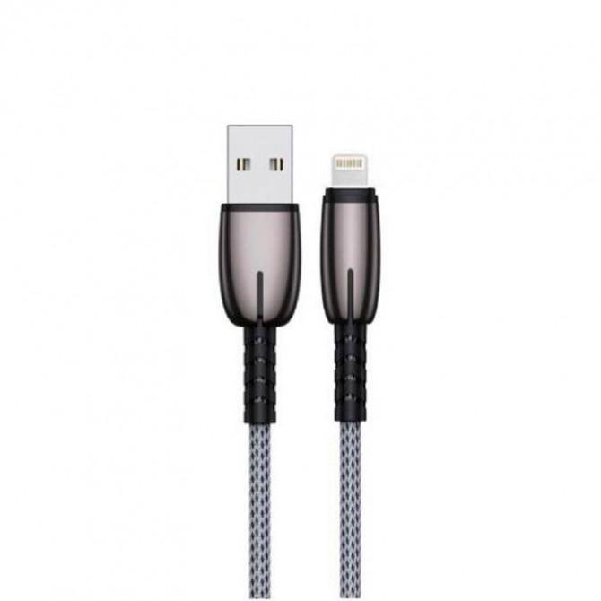 Кабель Jellico A19 Lightning 1m 3.1A Black