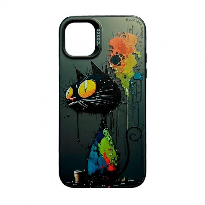 Чехол So Cool Print for Apple iPhone 15 Cat