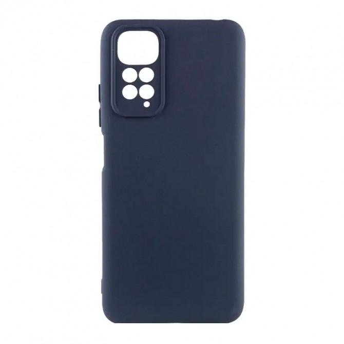 Чехол Original Soft Case Xiaomi Redmi Note 11 Pro Темно Синий FULL